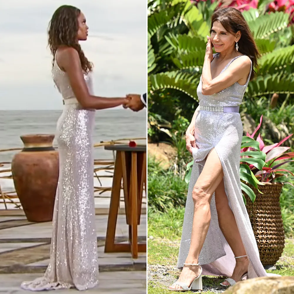 'Golden Bachelor&rsquo; Winner Theresa Nist Wore Same Proposal Gown That Michelle Young Previously Donned