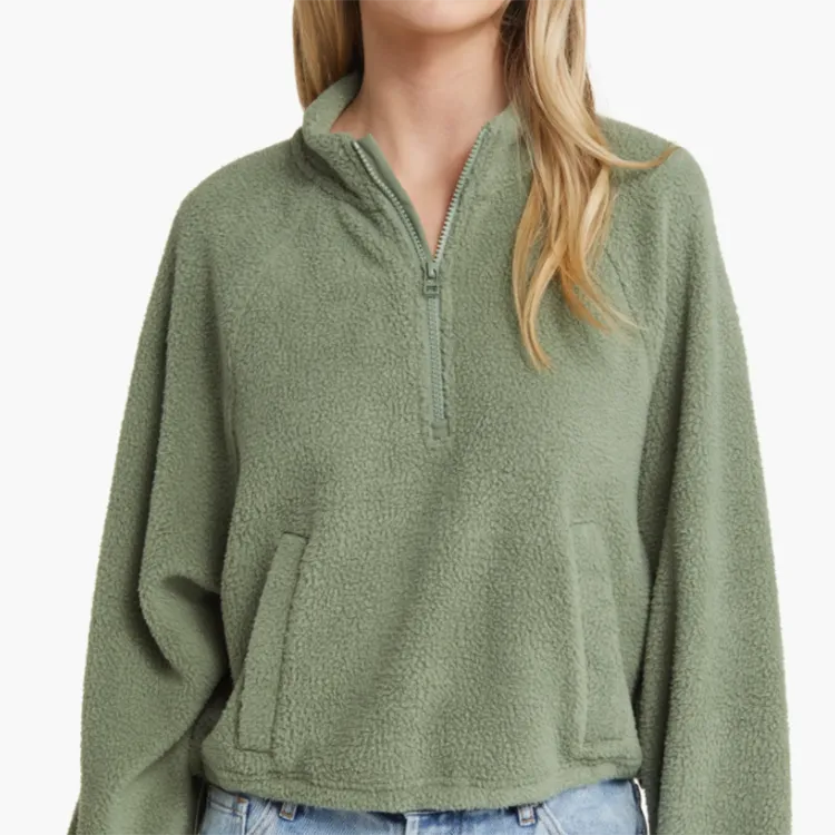 green pullover