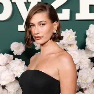 Hailey Bieber at the 2023 Baby2Baby Gala in West Hollywood on November 11, 2023.