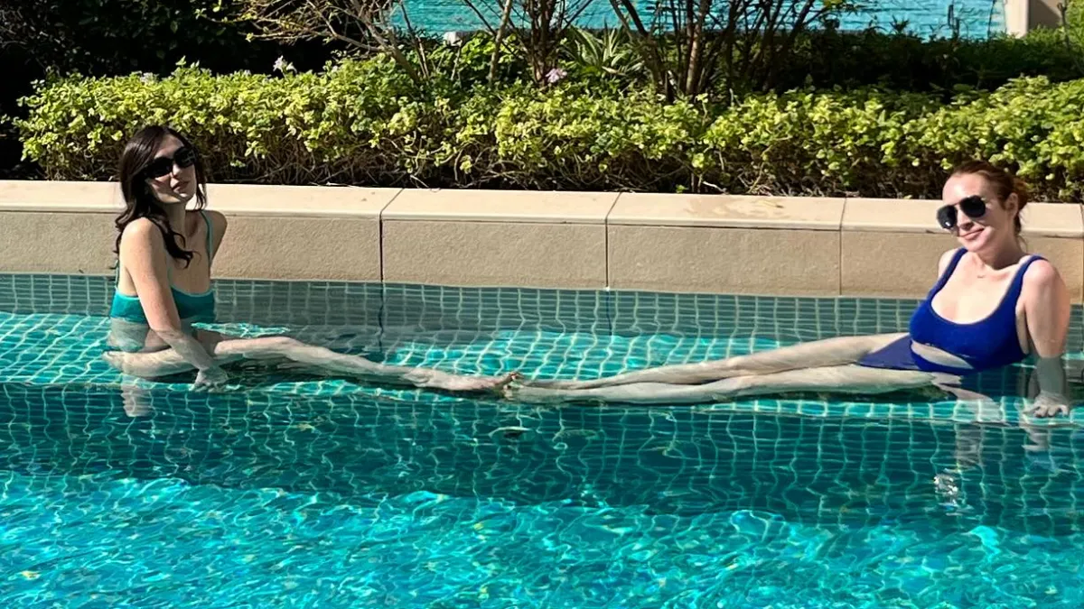 Lindsay Lohan Poses in Rare Photo With Sister Ali for Her Birthday Love You So Much