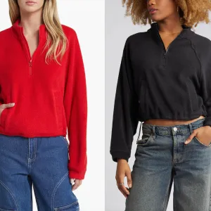 Nordstrom fleece pullover