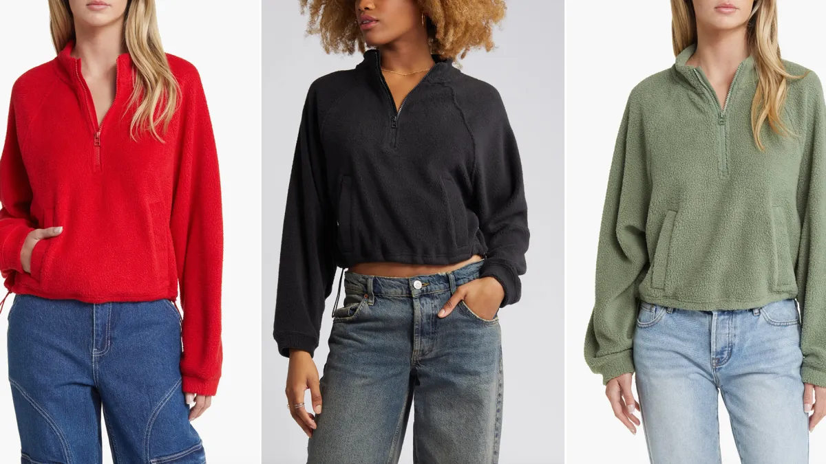 Nordstrom fleece pullover