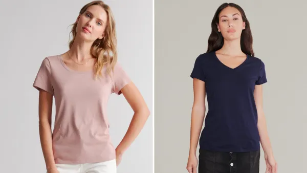 Quince Cotton Modal Scoop Neck Tee