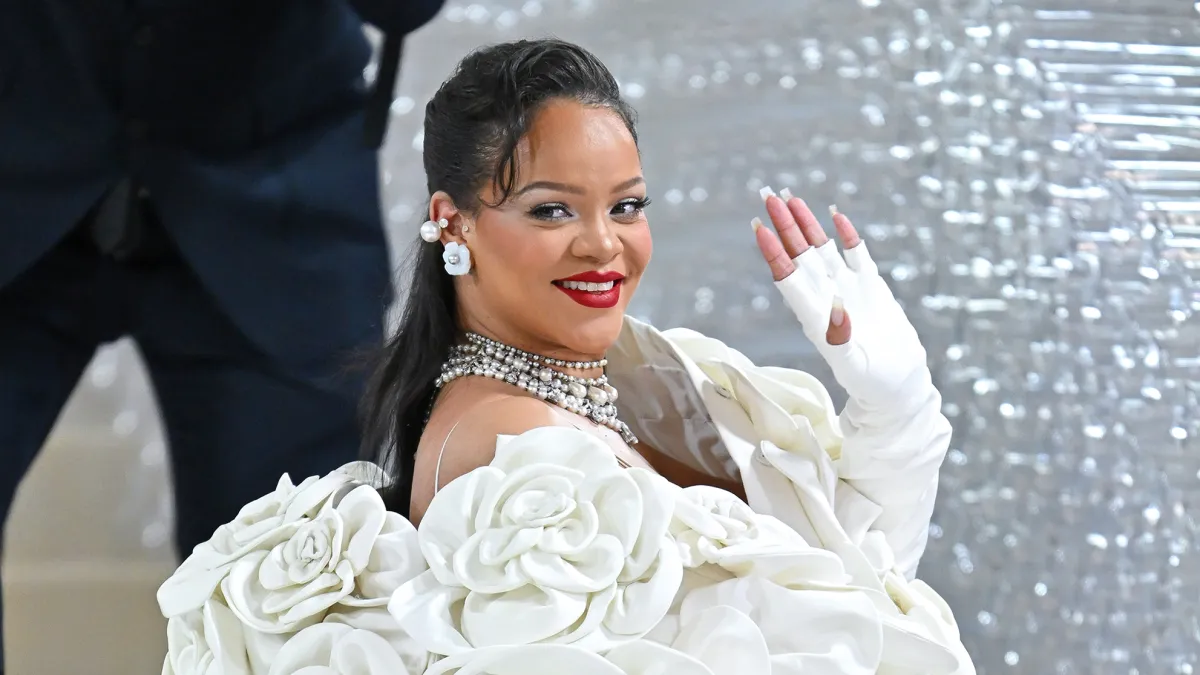 Rihanna at the 2023 Met Gala on May 1, 2023.