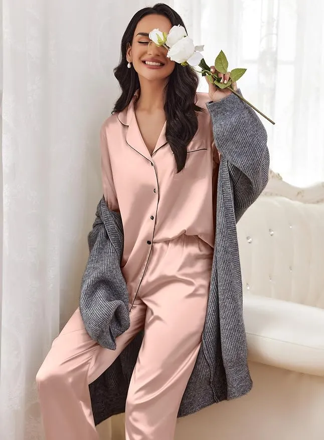 satin pajama set