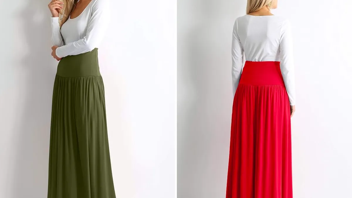 Simlu Ankle Length Maxi Skirt