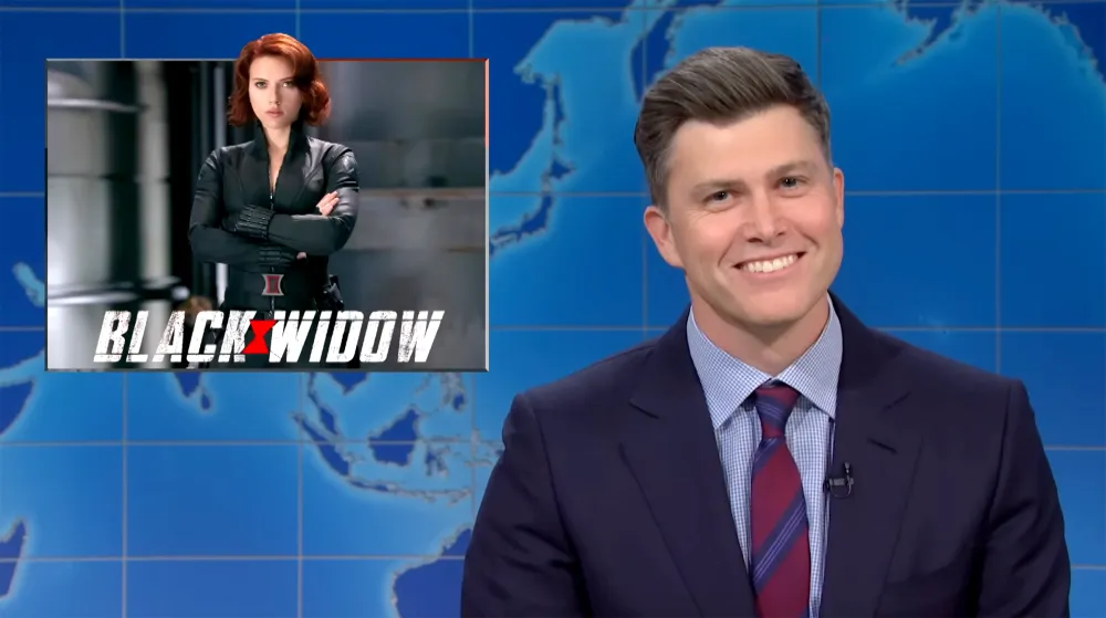 Colin Jost Reads Michael Che&rsquo;s &lsquo;SNL&rsquo; Diss About Scarlett Johansson Movies: &lsquo;I&rsquo;m Kidding, Honey&rsquo;&nbsp;