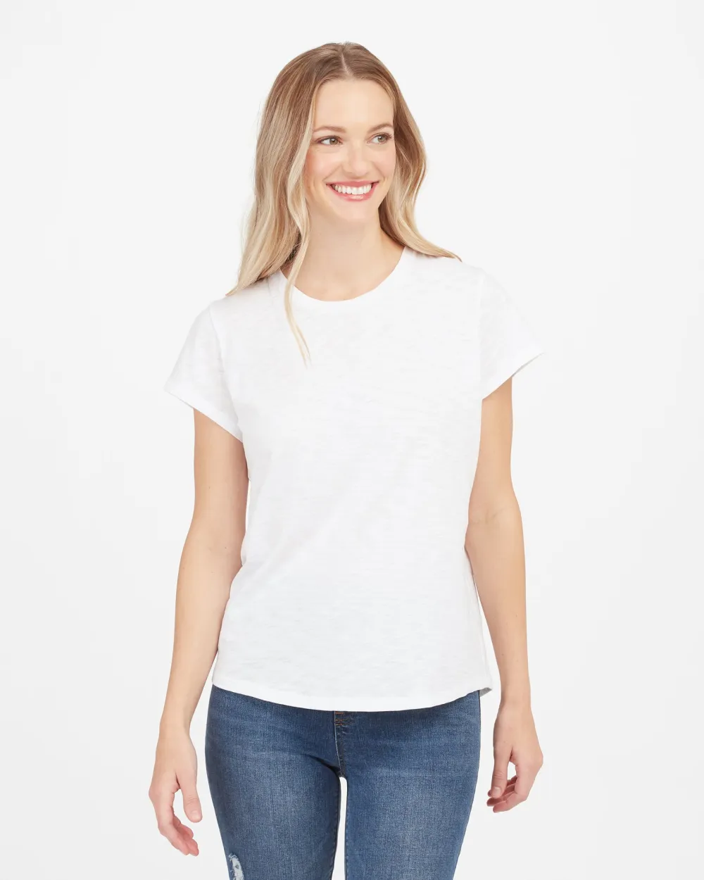 Spanx - Pima Cotton Crew Neck Tee