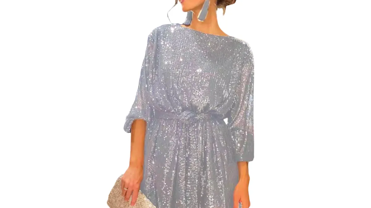 Sunisery Sequin Party Dress