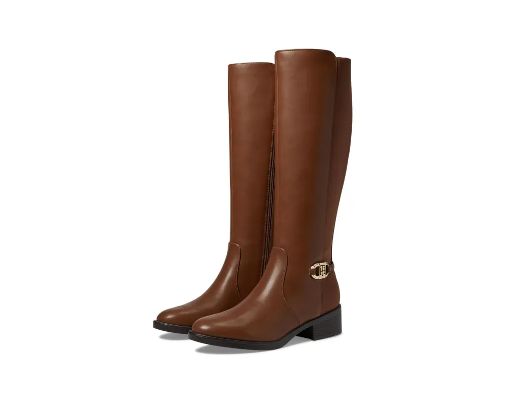 Tommy Hilfiger tall brown boots