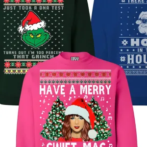 Various funny Christmas sneakers