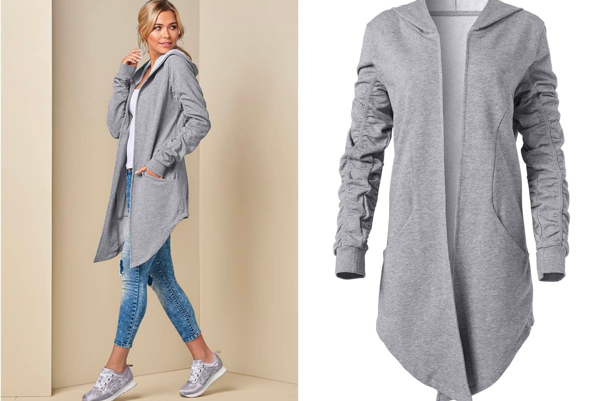 Venus Asymmetrical Lounge Hoodie