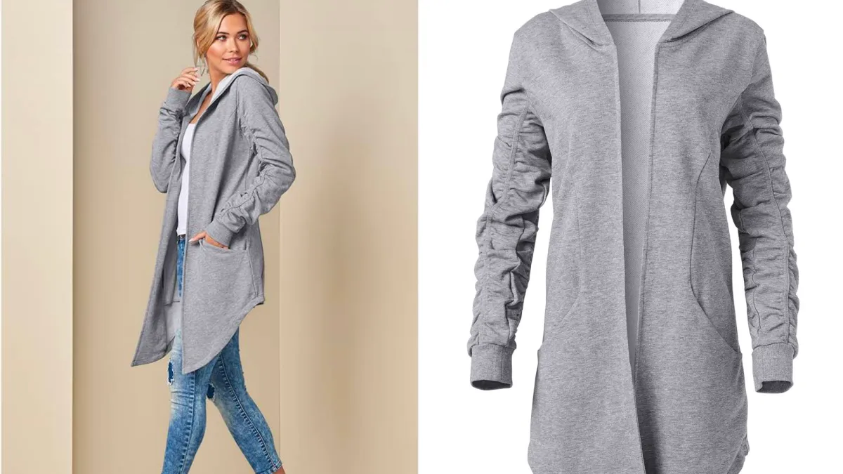 Venus Asymmetrical Lounge Hoodie