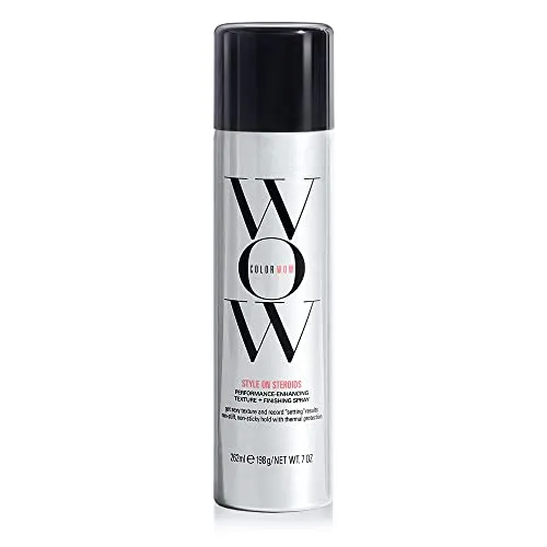 COLOR WOW Style on Steroids Texturizing Spray - Achieve Instant Sexy Volume and Texture, Non-Sticky & Moisturizing