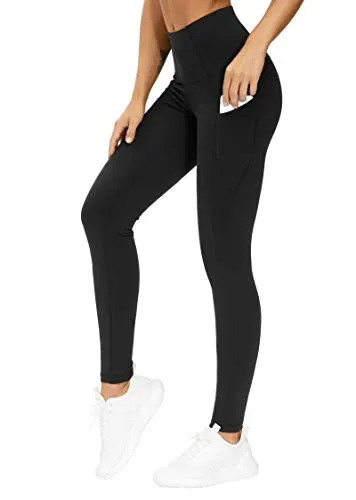 Best for Travel: THE GYM PEOPLE Thick High Waist Yoga Pants with Pockets
