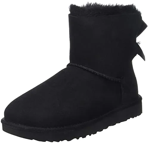 UGG Women's Mini Bailey Bow Ii Boot, Black, 05