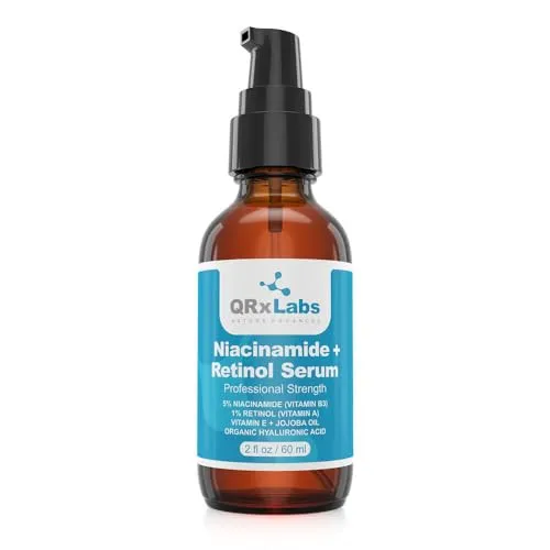 Best Nighttime Serum: QRX Niacinamide 5% and Retinol Serum