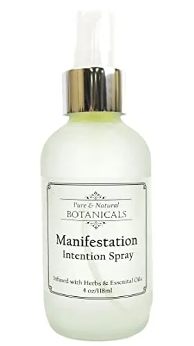 Manifestation Aromatherapy Spray 4 oz | Aromatherapy | Infused with Herbal Oils | Prosperity, Abundance | Spirituality, Wiccan, Pagan, Intentions
