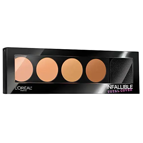Best for Acne-Prone Skin: L’Oreal Paris Infallible Total Cover Concealing and Contour Kit