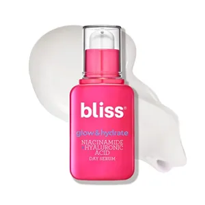 Best Morning Serum: Bliss Glow and Hydrate Niacinamide and Hyaluronic Acid Day Serum