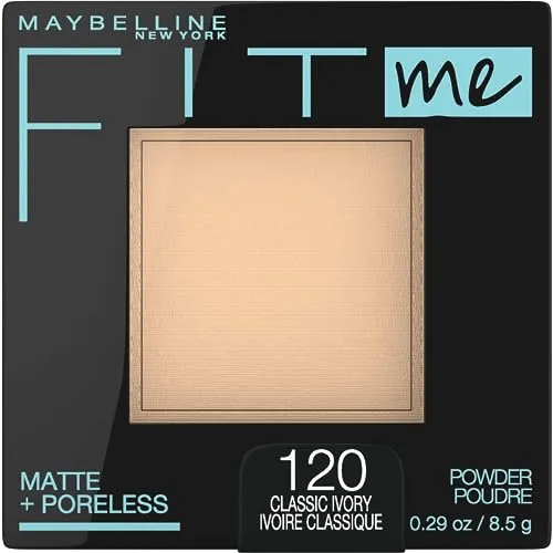 Best for Oily Skin: Maybelline Fit Me Matte + Poreless Powder Foundation Makeup