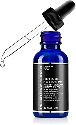 Best for Experienced Users With Sensitive Skin: Peter Thomas Roth Retinol Fusion PM Night Serum