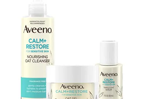 Aveeno Calm + Restore Oat Skincare Set