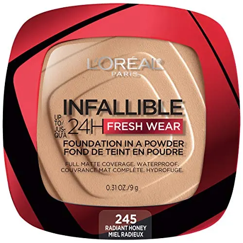 Best Medium Skin: L’Oreal Paris Makeup Infallible Fresh Wear Powder Foundation