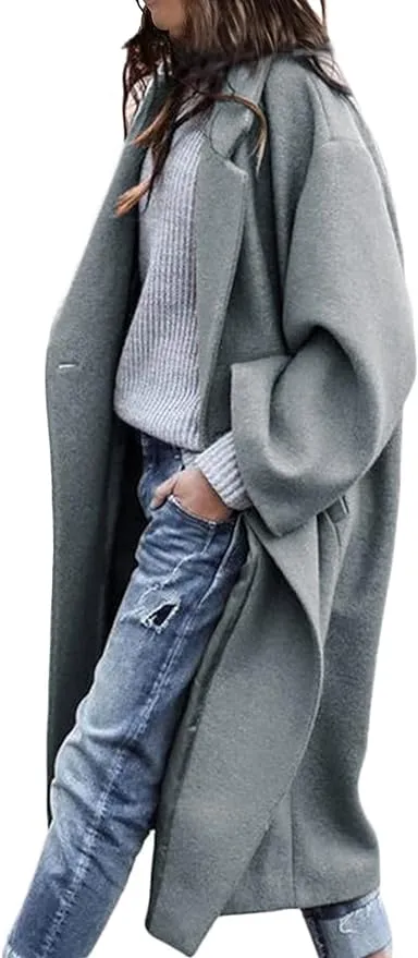 wool-blend coat