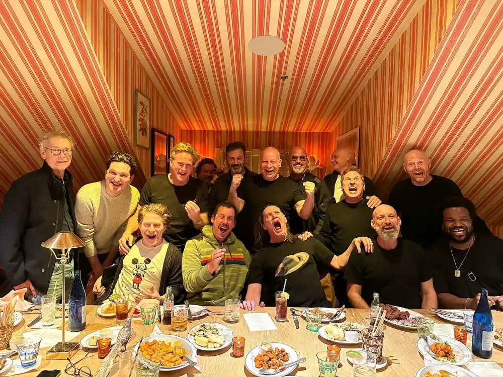 Adam Sandler, David Spade, Jimmy Kimmel and More Celebrate Jim Carrey&rsquo;s Birthday: &lsquo;The Laugh Supper&rsquo;