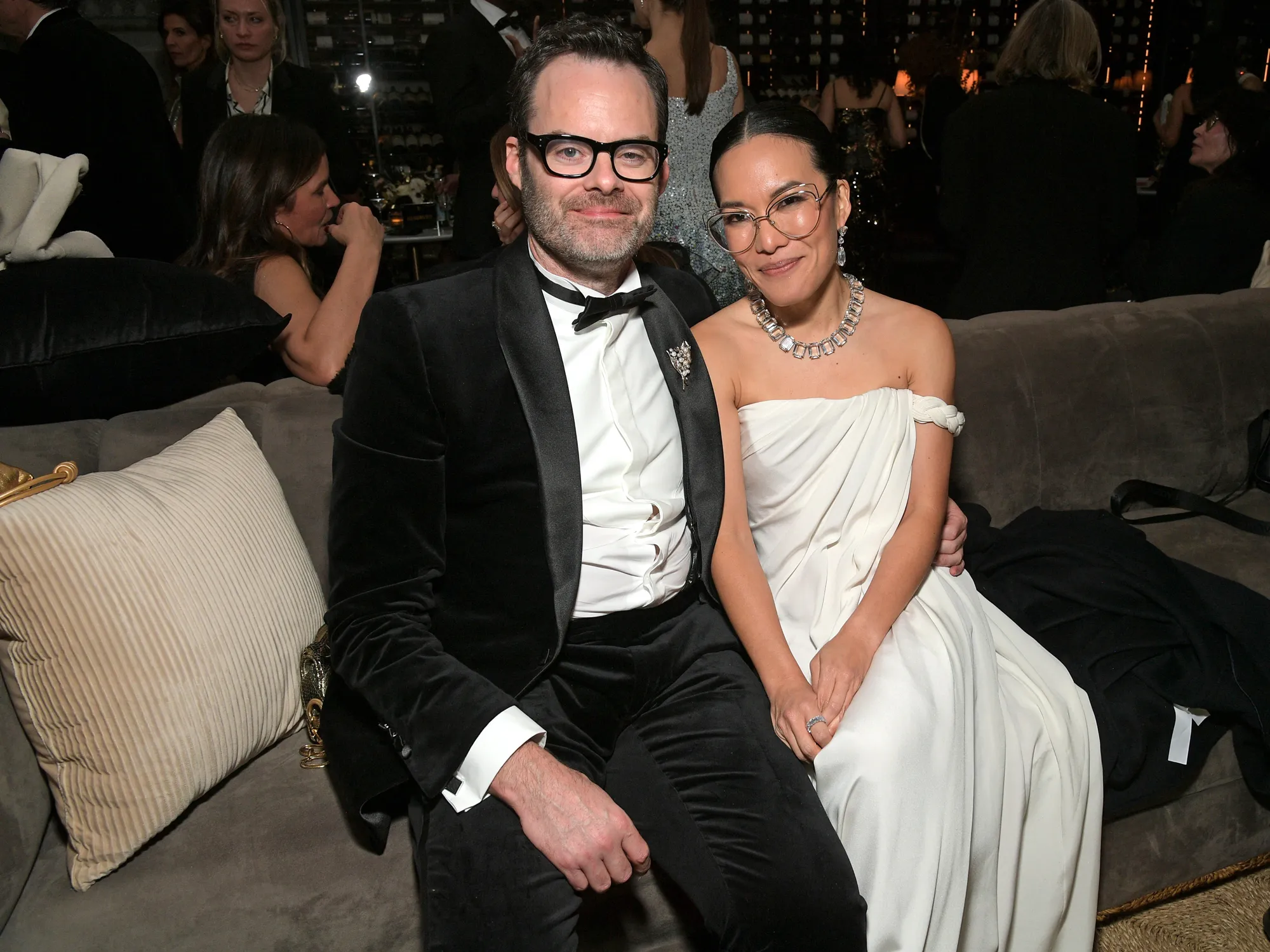 Ali Wong Bill Hader golden globes 2024