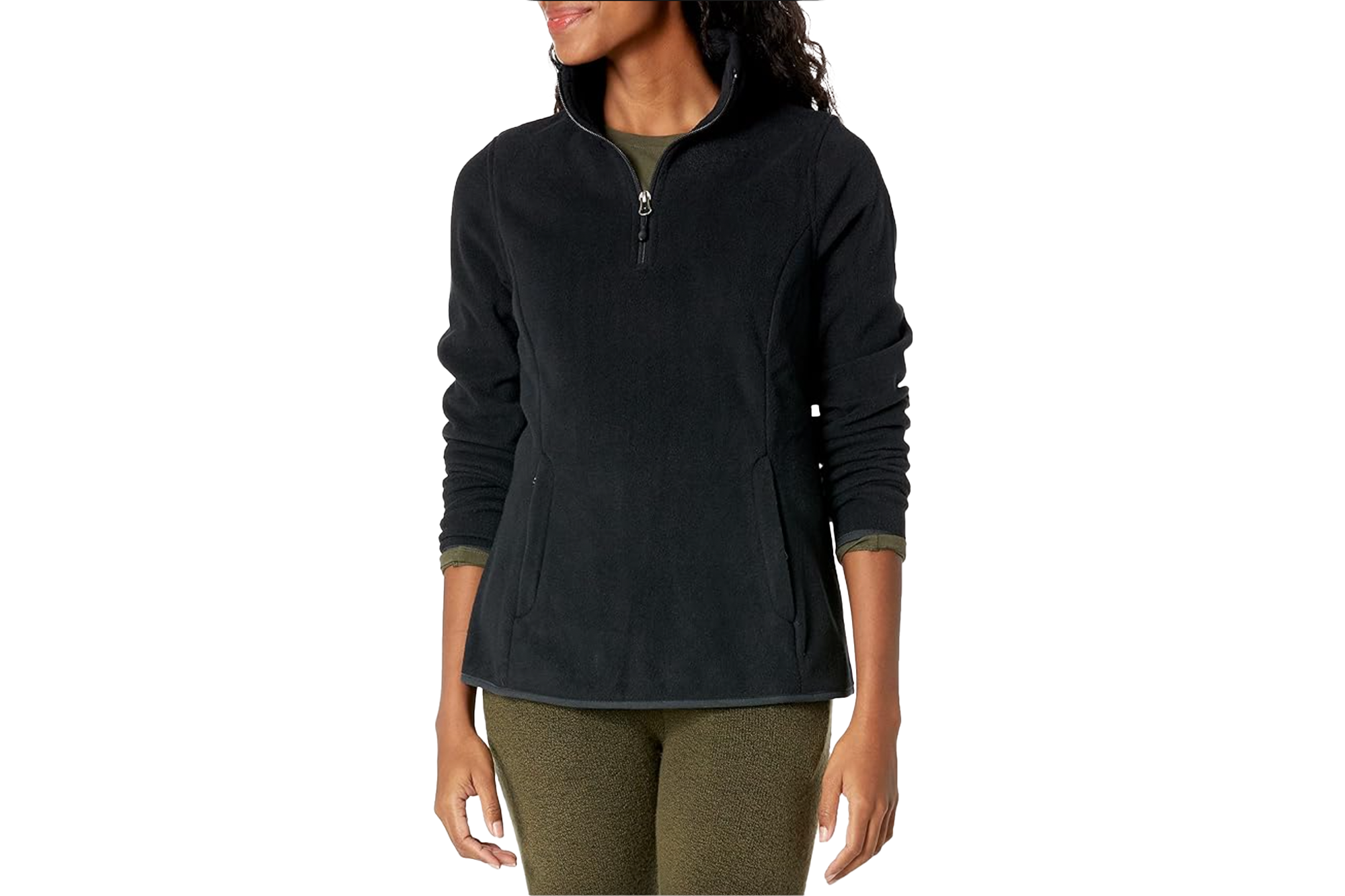 Amazon Essentials Women's Classic-Fit Long-Sleeve Quarter-Zip
