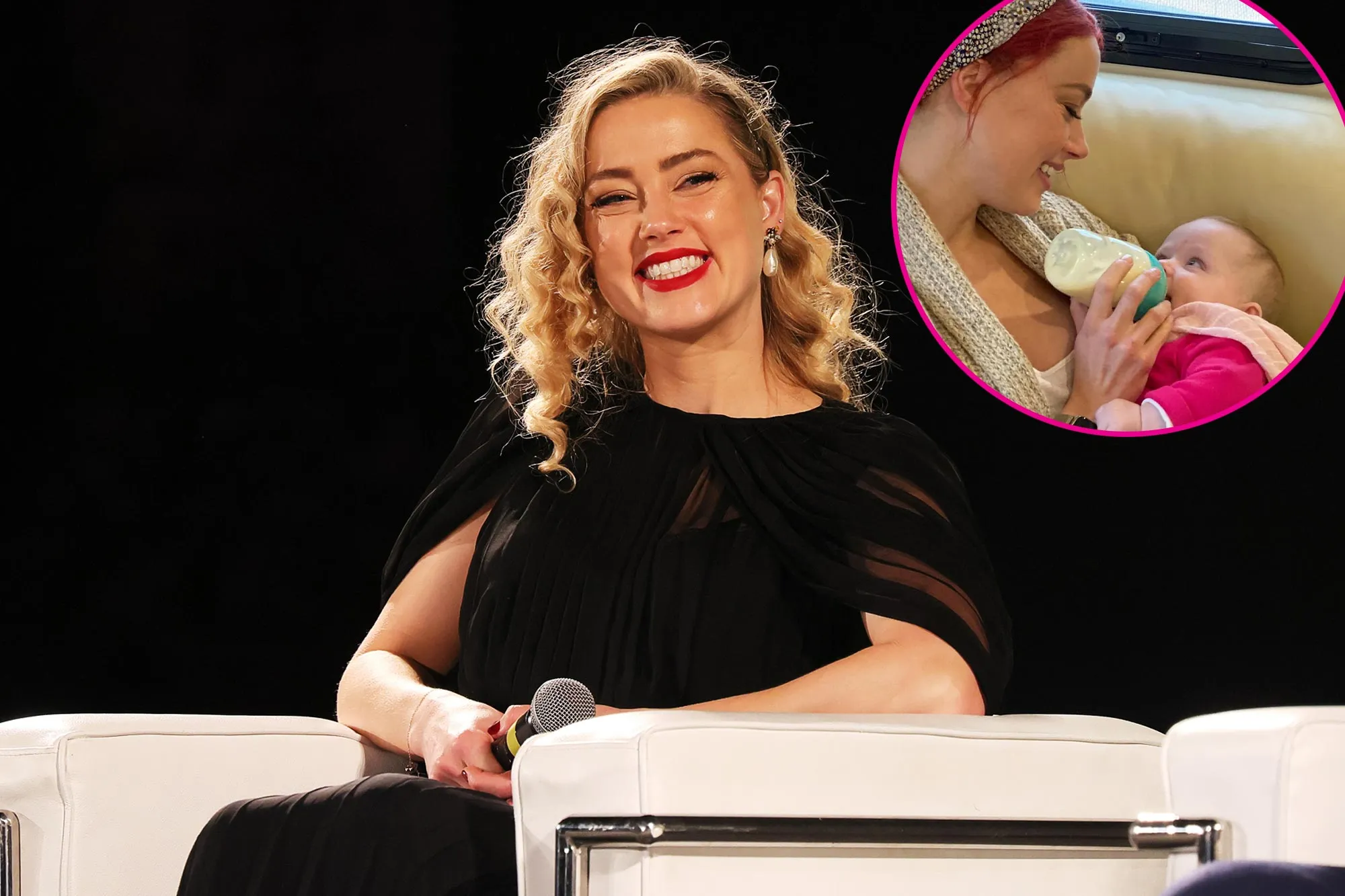 Amber Heard Shares Rare Throwback Photo of Daughter Oonagh From Aquaman 2’ Set 750