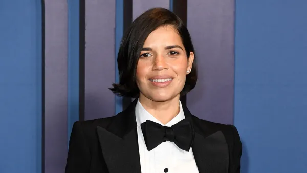 America Ferrera Wears Tuxe