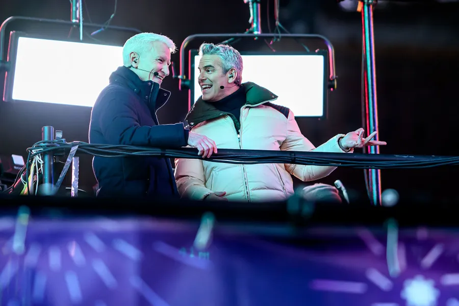Anderson Cooper and Andy Cohen NYE Bash 4