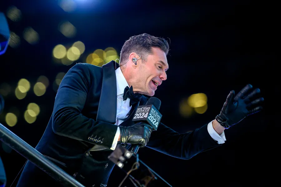 Anderson Cooper and Andy Cohen NYE Bash Ryan Seacrest