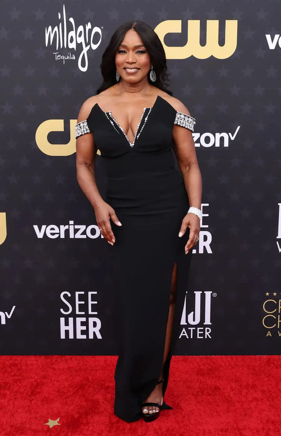 Angela Bassett Red Carpet Arrival 2024 Critics Choice Awards