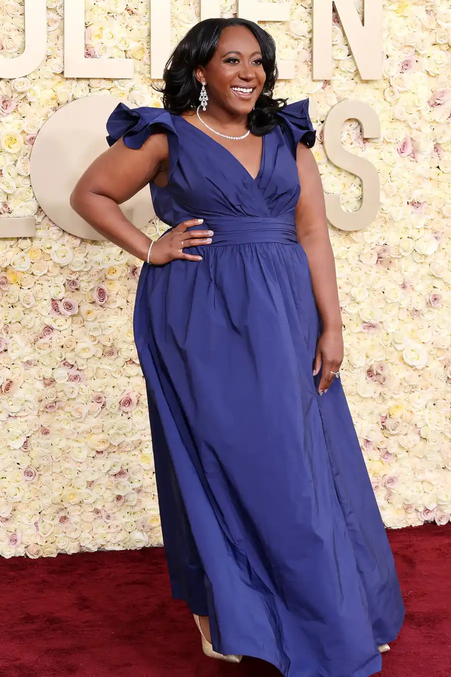 Angelique Jackson Red Carpet Arrival Golden Globes 2024