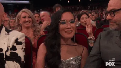 Bill Hader and Ali Wong Kiss 2023 Emmy Awards