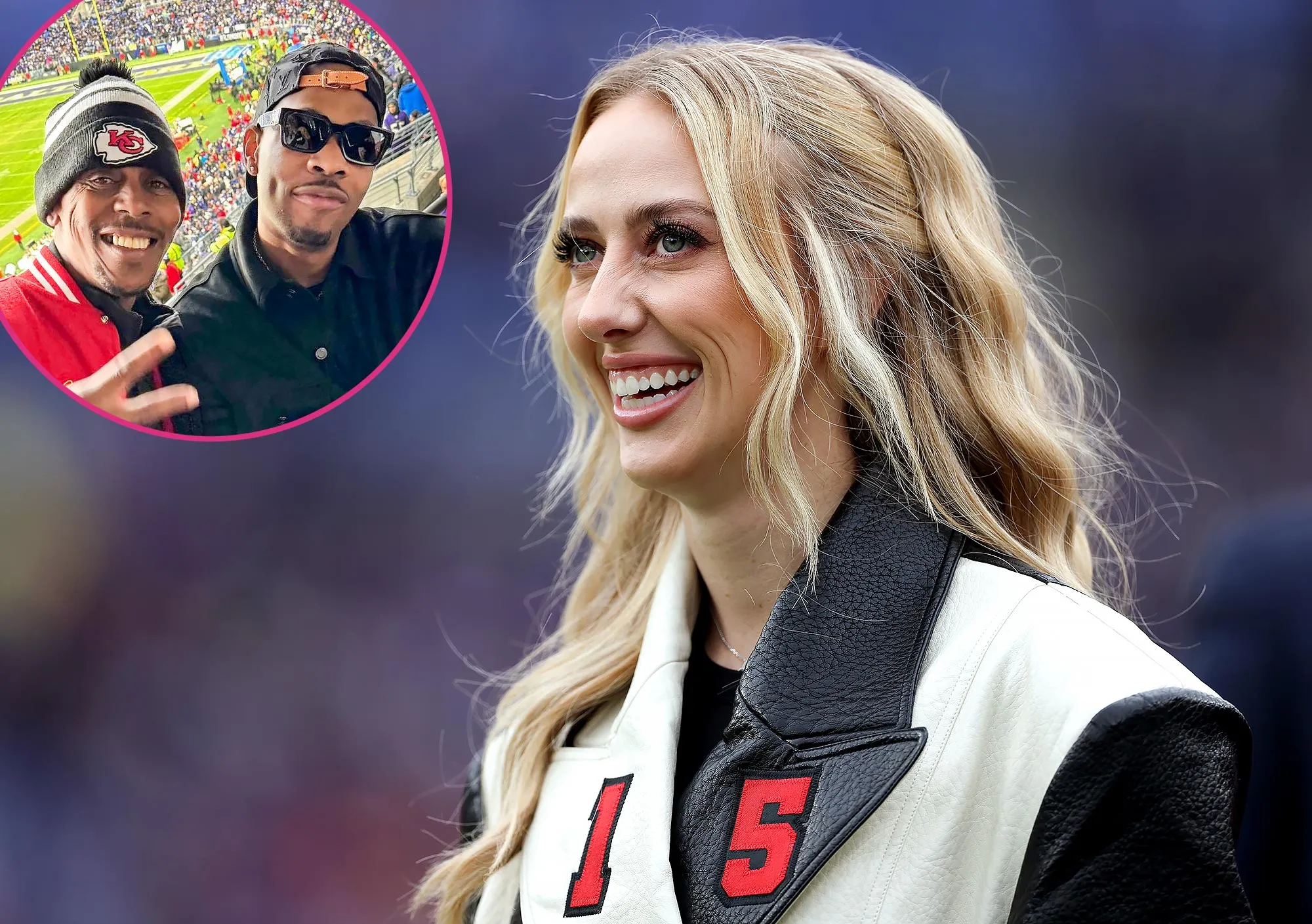 Brittany Mahomes Pokes Fun at Travis Kelce's Friend Being Confused for Pat Mahomes Sr.