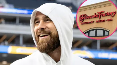 Cheesecake Factory Calls Travis Kelce a ‘Fashion Icon’ After He Dressed Like Their Menu