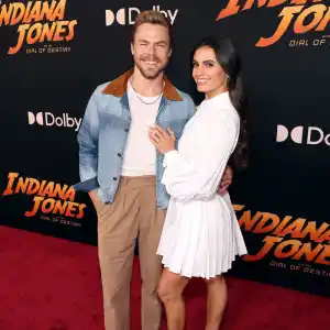 Derek Hough Dedicates Emmy Win to Wife Hayley 1 Month After Health Scare