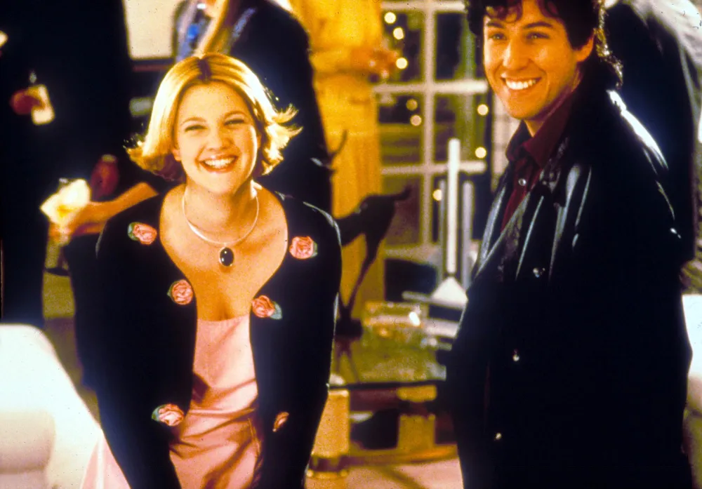 Drew Barrymore Cries Watching Adam Sandler Serenade Her in The Wedding Singer on TV