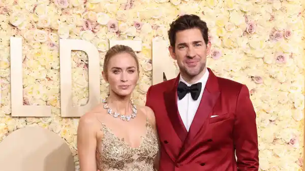 Emily Blunt and John Krasinski Are Couple Goals at 2024 Golden Globes