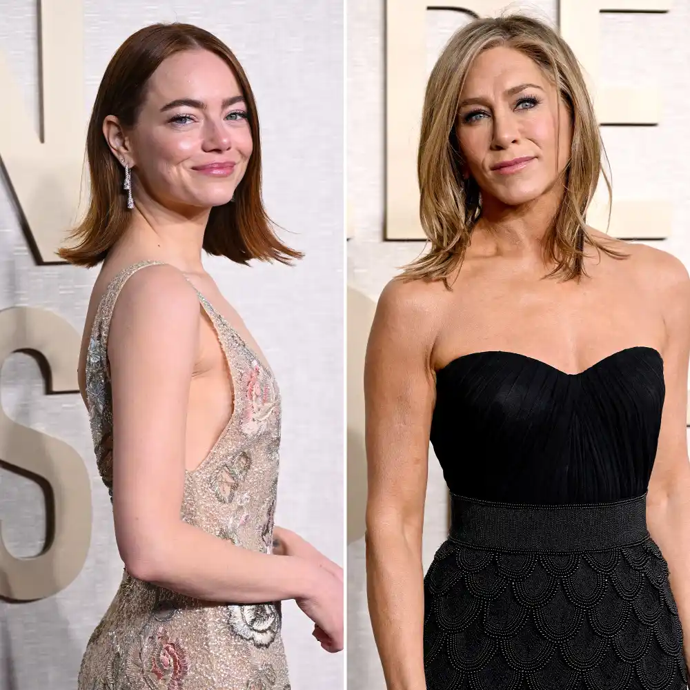 Emma Stone Cant Believe How Good Jennifer Aniston Smells