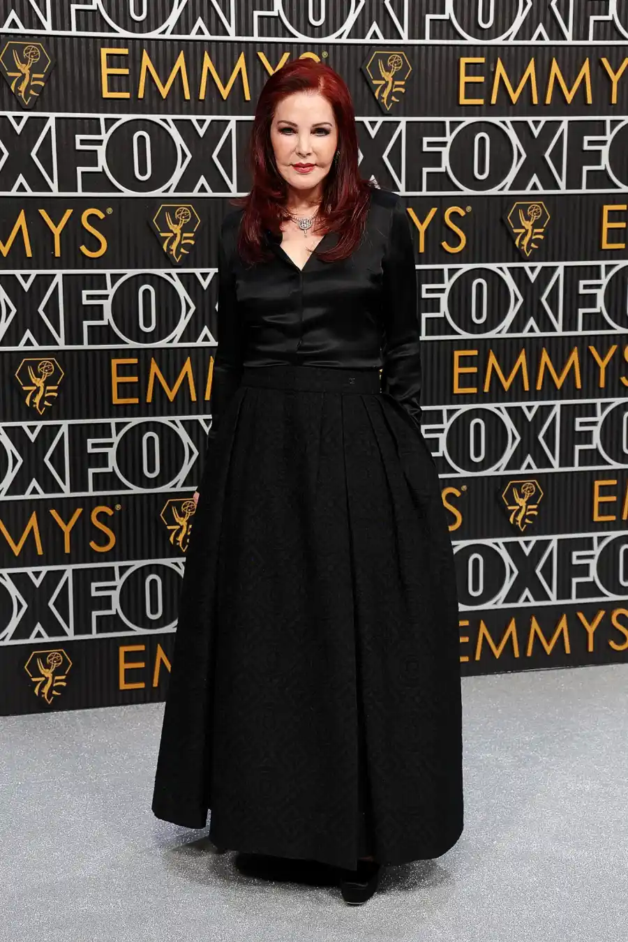 Emmy Awards 2023 Red Carpet Arrivals 637 Priscilla Presley