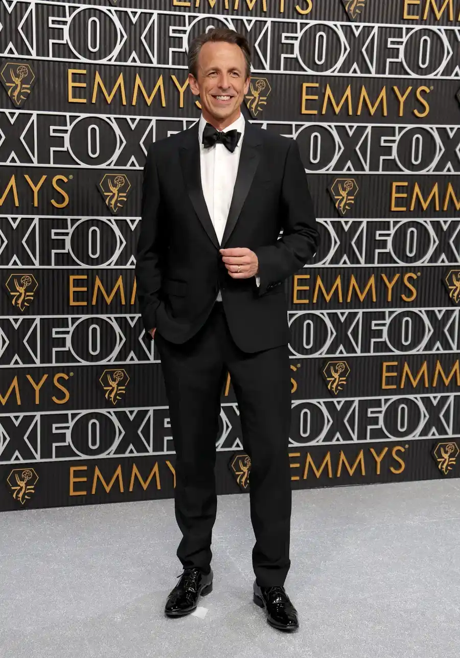 Emmy Awards 2023 Red Carpet Arrivals 669 Seth Meyers