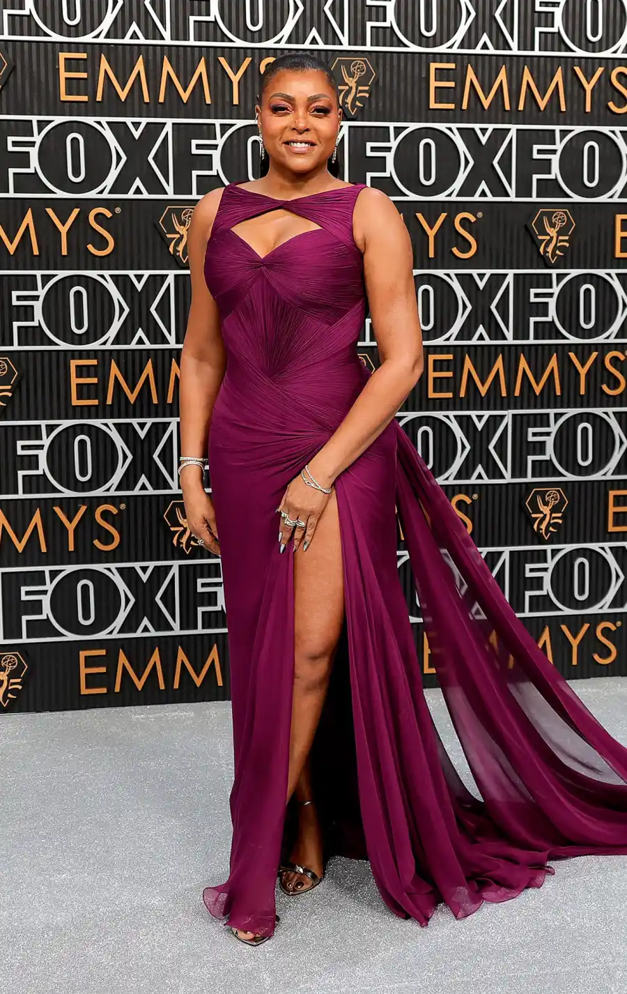 Emmy Awards 2023 Red Carpet Arrivals 672 Taraji P. Henson