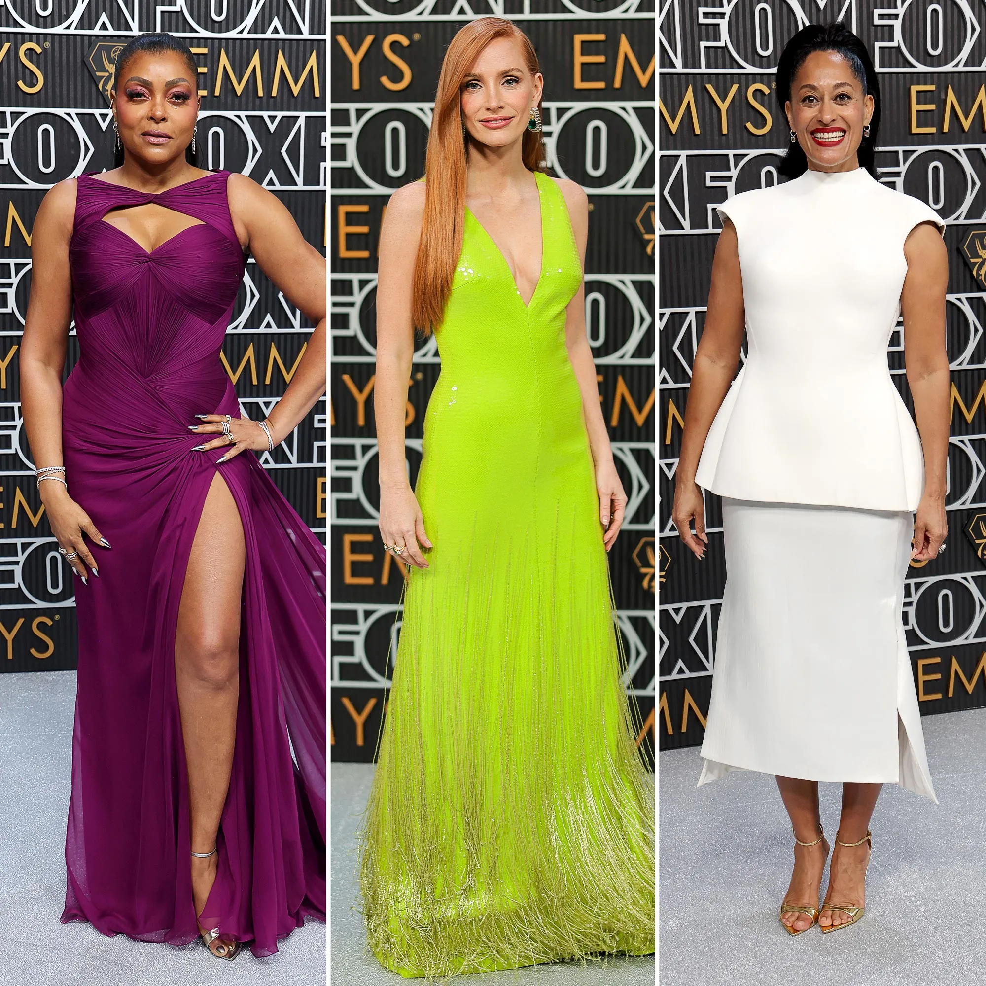 Emmy Awards 2023 Top 5 Best Dressed 700 Taraji P. Henson, Jessica Chastain and Tracee Ellis Ross