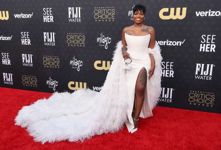 Fantasia Barrino Red Carpet Arrival 2024 Critics Choice Awards